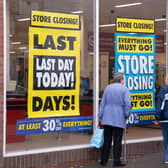 Customers walk past Wilko in Brownhills near Walsall, one of the first Wilko stores to close down as the dramatic collapse of the high street chain takes shape. The historic retailer will shut 24 stores across the UK in the first phase of closures, with hundreds of workers at the shops set for redundancy. Picture date: Tuesday September 12, 2023.