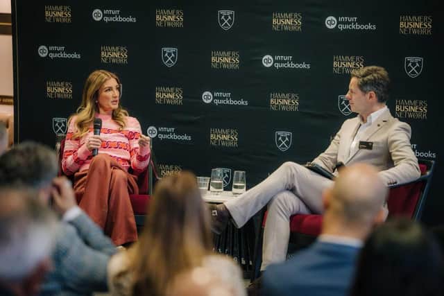 Baroness Karren Brady CBE shares business insights at Hammers Business Network event