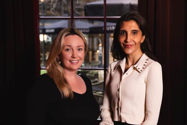 Venelle Founder and CEO Louise Blezzard with Medical Director Dr. Marwah.