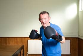 Colin lives with Parkinson's and enjoys non-contact boxing