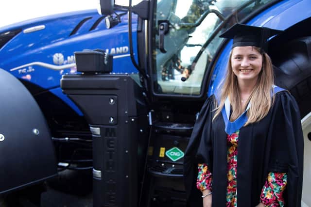 Liz Tree, pictured after graduating.