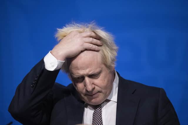 Boris Johnson is under increasing pressure over a series of gatherings in Downing Street which appear to have breached Covid-19 restrictions. Picture: Jeff Gilbert - Pool/Getty Images.