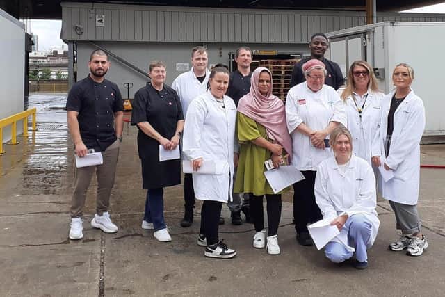 HC-One culinary colleagues with renowned chef CJ Jackson