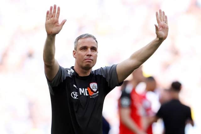 Michael Duff led Barnsley to the League One play-off final last year.