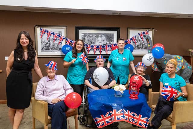 Residents get ready for D-Day celebrations.