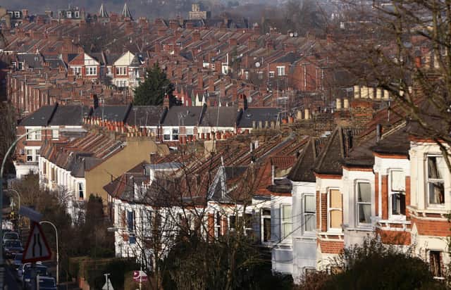 File photo dated 23/01/15 of houses in north London, as the price of rents in the capital has risen by almost a fifth since 2011.