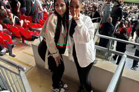 Crest students at Sidemen FC Charity Match, Wembley