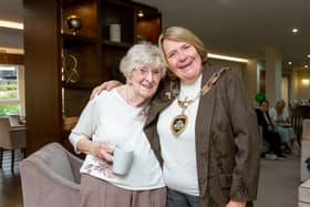 McCarthy Stone Homeowner with Mayor of Runnymede, Councillor Elaine Gill