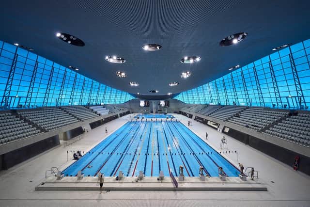 London Aquatics Centre.