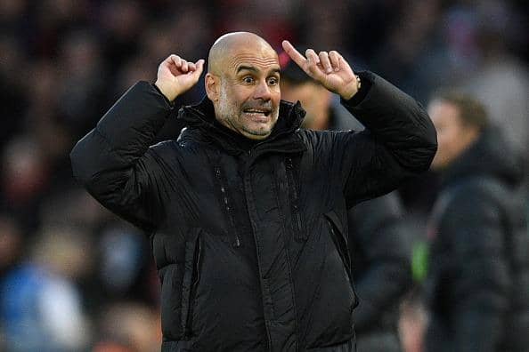 Manchester City manager Pep Guardiola will welcome Brighton in the Premier League on Saturday