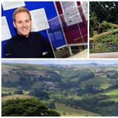 Sheffield television personality Dan Walker has landed what sounds like his dream job, which will involve him roaming the Peak District views. PIctured are Dan Walker and Helen Skelton (top), and the Peak Districk (bottom)