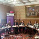 Left to right: Professor Aoife Foley, Dr Christopher Jones, Professor Kevin Taylor, Baroness Brown of Cambridge, Dr Amanda Lea-Langton, Dr Will Bodel