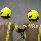 File photo dated 21/07/22 of New London Fire Brigade recruits go through their paces during a drill at a Fire station in East London. Firefighters say they have been left with "no choice" as they prepare to take their fight pay rise fight to the Scottish Parliament this week. It is set to be the biggest demonstration in years from the service as hundreds of firefighters and supporters take the Fire Brigade Union's (FBU) campaign to Holyrood. Issue date: Sunday October 23, 2022.