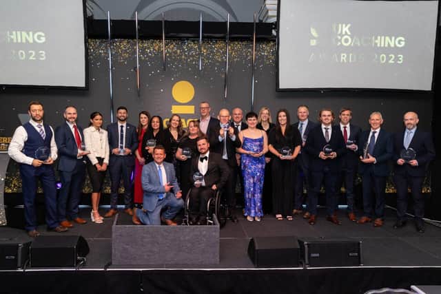 Last year’s UK Coaching Award’s winners on stage.