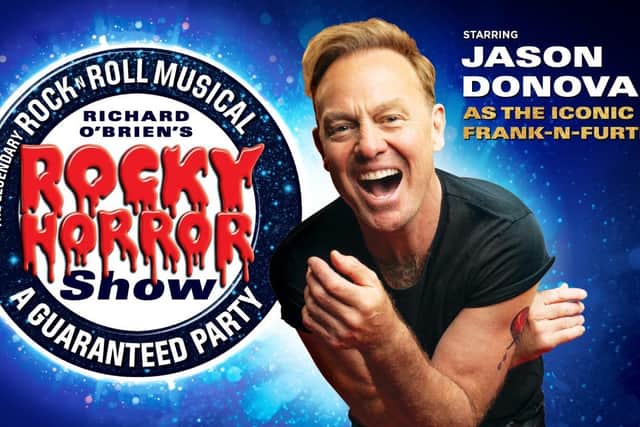 Jason Donovan in Rocky Horror Show.