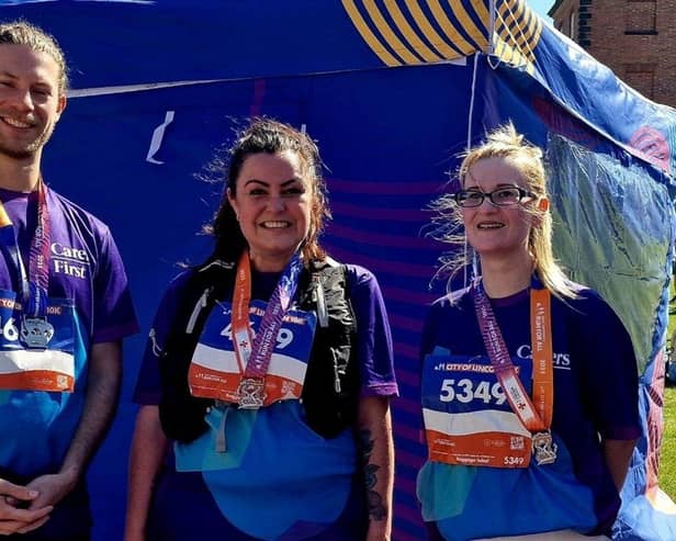 Carers First step out for carers raising over £700 in the Lincoln 10K!