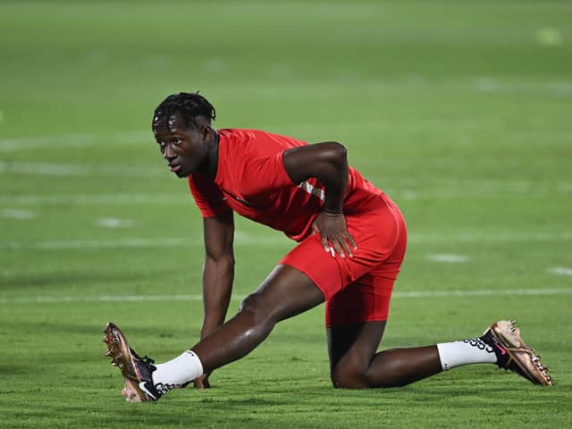 Canada's midfielder Ismael Kone has attracted interest from Sheffield United: PATRICK T. FALLON/AFP via Getty Images