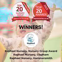 Raphael Nursery rated by parents as one of the UK’s top nursery groups
