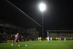 George Wickens during his spell at Wealdstone.  