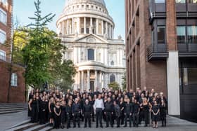 City of London Choir with their Musical Director, Daniel Hyde