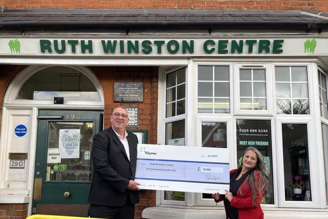 The Ruth Winston Centre receives its cash from last year's competition.