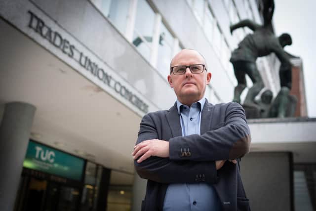 EMBARGOED TO 0001 THURSDAY DECEMBER 29
New TUC General Secretary Paul Nowak at TUC Congress House in London. He officially takes up the post in January from Frances O'Grady. Picture date: Wednesday December 21, 2022. PA Photo. See PA story INDUSTRY TUC. Photo credit should read: Stefan Rousseau/PA Wire
