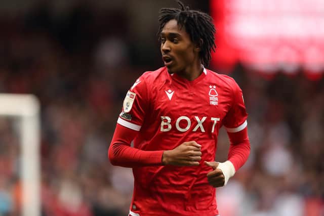Djed Spence of Nottingham Forest.