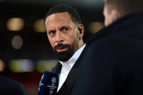 BT Sport pundit and Manchester United legend Rio Ferdinand spoke to Brighton stars Adam Lallana and Danny Welbeck about Roberto De Zerbi. (Photo by Michael Regan/Getty Images)