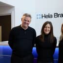CEO at Hela Brands Ray Evans with Victoria Maltby and Gemma Carey