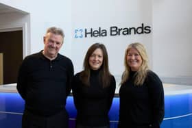 CEO at Hela Brands Ray Evans with Victoria Maltby and Gemma Carey