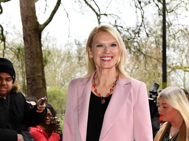 Anneka Rice has been crowned star baker in the final episode of The Great Celebrity Bake Off Stand Up To Cancer series.