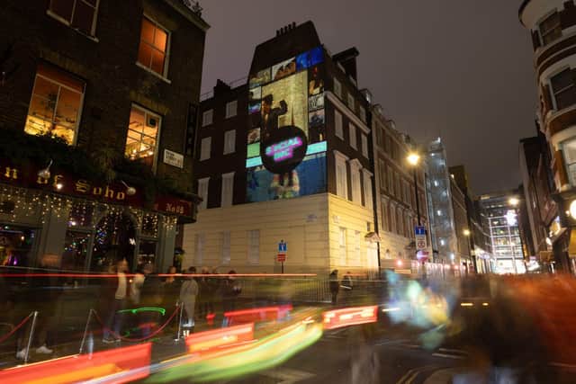 "It’s a privilege to be in this space and create groundbreaking moments for brands and talent.” Dylan speaking about his projection in London