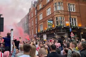 Sunderland AFC fans have set up a fundraiser as a thank you for staff at The Nags Head in Covent Garden.