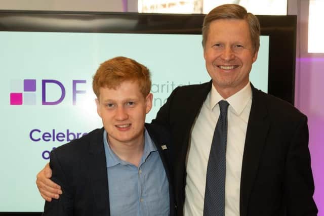 DFN Foundation Founder and Chairman, David Forbes-Nixon OBE (right) with his son, Charlie.