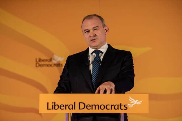 Liberal Democrat leader Ed Davey says government must act to deal with the energy price emergency (Picture: Chris J Ratcliffe/Getty Images)