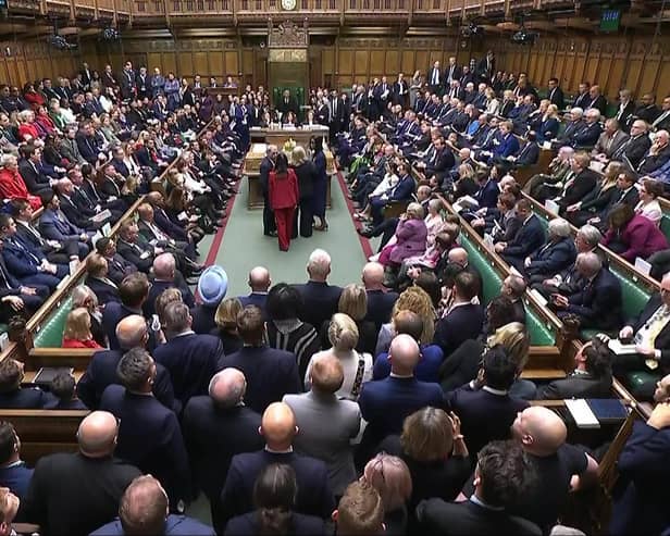 MPs gathered to hear the result of the vote on the Terminally Ill Adults (End of Life) Bill. PIC: House of Commons/UK Parliament/PA Wire