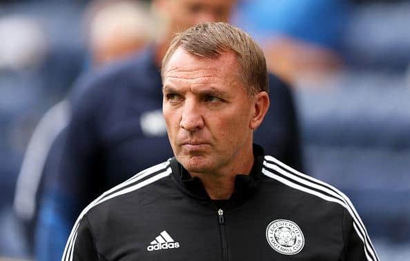 Brendan Rodgers will be without new signing Wout Faes for their Premier League clash against Brighton