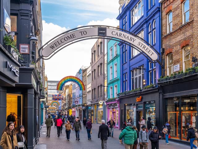 Welcome to Carnaby Street and adjoining Soho