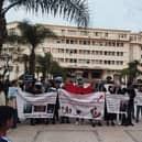 A recent protest in Marrakech - Animal News Agency