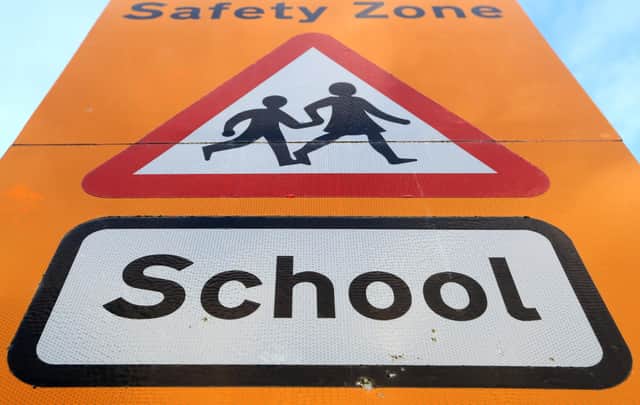 File photo dated 03/01/21 of a general view of a school safety zone sign. Ofsted's plans to prevent further deaths following the suicide of headteacher Ruth Perry have been welcomed by her family and union leaders, but they have called for more work to be done. The proposals, which include new guidelines showing school leaders how to stop an Ofsted inspection if staff show signs of distress, have been published in response to senior coroner Heidi Connor's prevention of future deaths report. Issue date: Friday January 19, 2024.