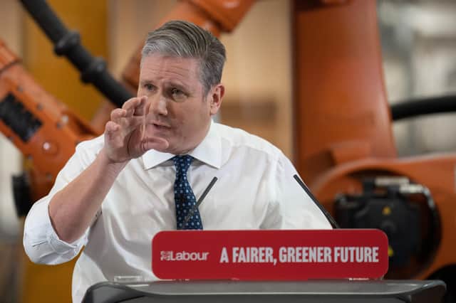 Labour Party leader Keir Starmer delivers a speech marking the New Year, the Labour Party leader sets out plans for 'a different way of governing'. Photo: Getty Images
