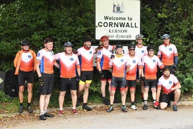 Middlesex Freemasons Charity Cycle Event Exeter to Newquay