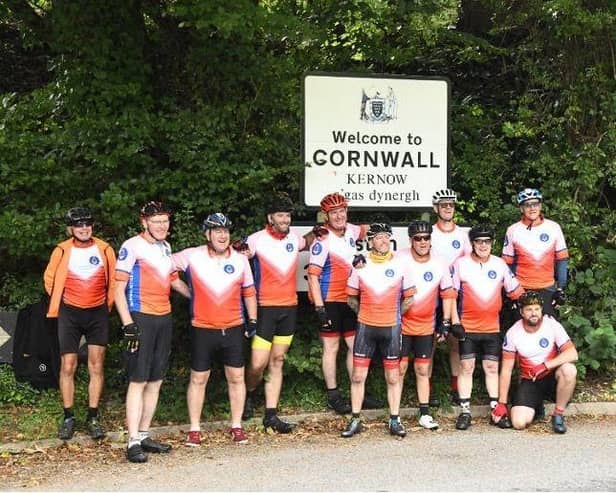 Middlesex Freemasons Charity Cycle Event Exeter to Newquay
