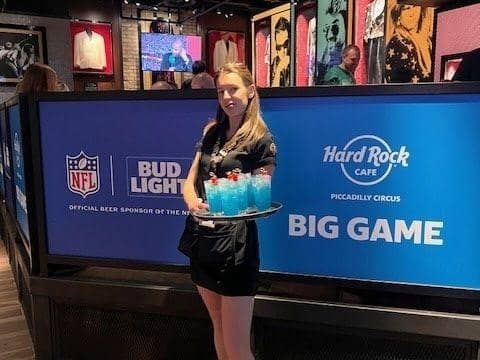 The Big Game at Hard Rock Cafe