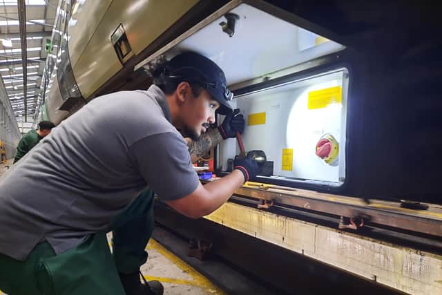 Second year engineering apprentice, Elias Pablo, is encouraging others to apply for the latest engineering roles
