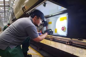 Second year engineering apprentice, Elias Pablo, is encouraging others to apply for the latest engineering roles