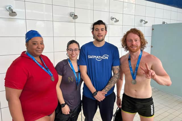 Barnet locals took part in the recent Swimathon event