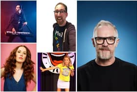 The stellar line up of comedians performing for Shake with Laughter on 22 October