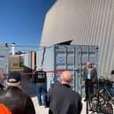 The new container and maintenance area was opened in March 2025 in a special ceremony attended by members of Just Ride Southend, Sported’s Regional Manager for the East of England, Rob Danson, and the mayor and mayoress of Southend.