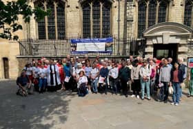 Walkers visit churches all round the capital.